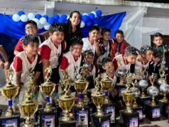 A escola La Victoria FC se destacou em torneio infantil na capital