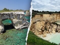 ‘Arco dos Amantes’ na Itália desabou no Dia dos Namorados após mau tempo