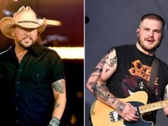 Jason Aldean se junta à rivalidade de Zach Bryan por causa do desempenho do show do intervalo da TPUSA