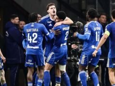 Joaquín Panichelli converteu o último e salvou um ponto para o Racing de Estrasburgo contra o Marselha