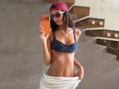 Juanita Tinelli respondeu às críticas com fotos de microbiquíni e recebeu apoio nas redes sociais