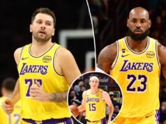 Lakers fazem mudança de rotação com LeBron James e Luka Doncic