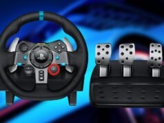 Economize 45% no conjunto de volante e pedais Logitech G29 para PS5 e PC
