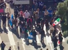 Um agente federal foi ferido em um ataque em um protesto anti-ICE no centro de Los Angeles