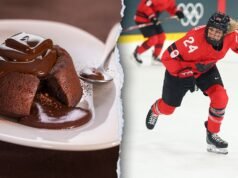 A tendência do bolo de lava da Vila Olímpica de Milão explodiu entre os atletas online