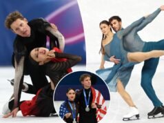 A seleção francesa venceu o americano Madison Chock, Evan Bates, nas Olimpíadas de 2026