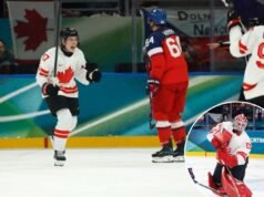 O gol de Macklin Celebrini destaca o ataque do Canadá à República Tcheca