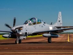 O Uruguai recebeu duas aeronaves Super Tucano adquiridas do Brasil para fortalecer a custódia de seu espaço aéreo.