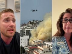 Turistas americanos apanhados na violência do cartel de Puerto Vallarta em meio ao caos