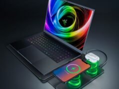 A nova capa para laptop da Razer carrega outros dispositivos sem fio