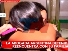 Após dias de tensão, Agostina Page se reencontrou com a família no Brasil