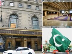 A remodelação da Casa Branca-Paquistão do Roosevelt Hotel em Nova York levanta mais perguntas do que respostas