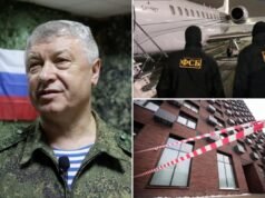 A Rússia anunciou que o suspeito que supostamente atirou várias vezes no general russo Vladimir Alekseyev foi detido