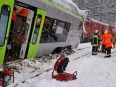 Trem descarrila na Suíça com suspeita de neve | Notícias do mundo