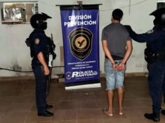 Las Termas: Um homem foi preso na rua com um mandado de prisão relacionado à violência de gênero