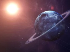 Enquanto a Voyager 2 voa por Urano, algo sobrecarrega Urano