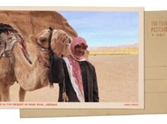 Beduíno e camelo em Wadi Rum, Jordânia: NPR