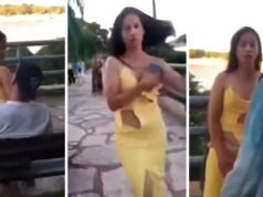 Uma jovem chocou as redes sociais com um vídeo da melhor amiga sentada em cima do namorado
