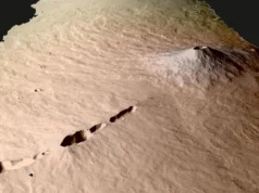 Jovens vulcões marcianos escondem poderosos motores de magma sob a superfície