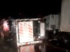 Forte tempestade em Rosário: caminhões capotaram e estradas foram fechadas após tempestade com vento e granizo