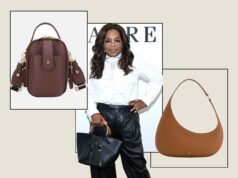 Oprah diz que sua bolsa de ombro chique favorita é esta "Apenas o tamanho certo ”para itens essenciais – e tem 48% de desconto no RN