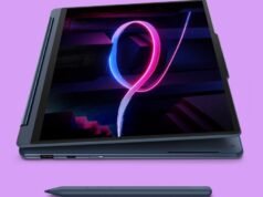O novo Yoga 9i 2 em 1 da Lenovo possui um ‘modo de tela’ angular para facilitar a tomada de notas