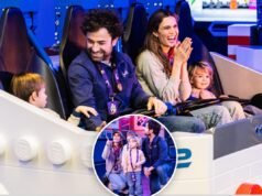 Mandy Moore e família entre os primeiros a andar no novo Galacticoaster da LEGOLAND