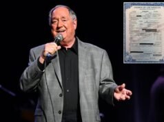 Causa da morte do lendário cantor Neil Sedaka anunciada