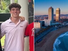 Carteira do estudante desaparecido James Gracey encontrada no mar perto de onde ele desapareceu em Barcelona