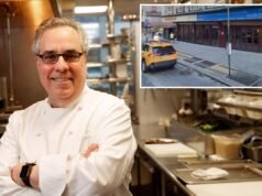 Restaurante Serafina passando pela antiga casa de Rosie O’Grady em Midtown