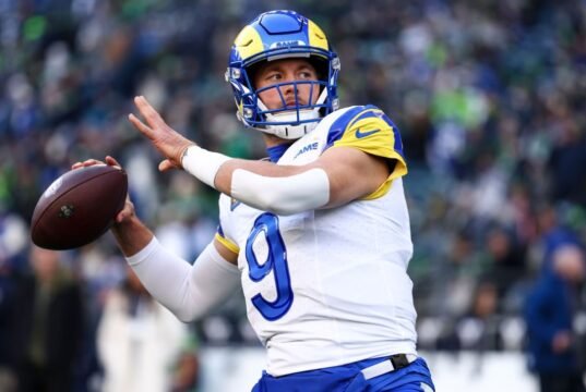 Sean McVay diz que os Rams estão tendo um “bom diálogo” com Matthew Stafford sobre um novo acordo