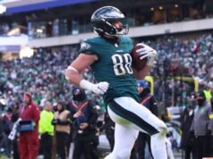 Fontes: Dallas Goedert permanece com os Eagles em novo contrato de 1 ano