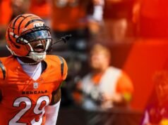 CB Cam Taylor-Britt assina com Colts e junta-se ao DC Lou Anarumo