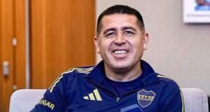 A emoção de Riquelme após o sorteio da Copa Libertadores BOCA JUNIORS El Intransigente