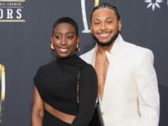 A noiva de Winfield Jr., Teesa Mpagi, ajudou mulher atropelada