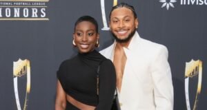 A noiva de Winfield Jr., Teesa Mpagi, ajudou mulher atropelada