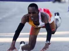 Maratona de Los Angeles sobre Michael Kimani Kamau Curva errada, sem vencedor