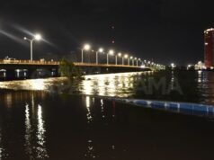 Vídeos e fotos chocantes da transbordante orla do Rio Dulce
