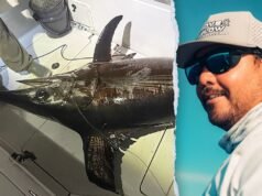 Capitão de Florida Keys desembarca peixe-espada de 480 libras com família da Pensilvânia