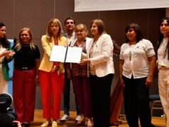 O dia 8M no fórum reuniu mulheres de toda a província