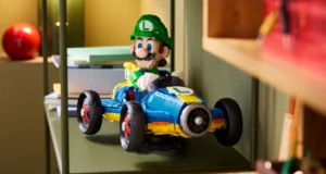 Mario ficará com ciúmes do novo conjunto Mach 8 Mario Kart LEGO de seu irmão mais novo. E eu quero isso desesperadamente também.