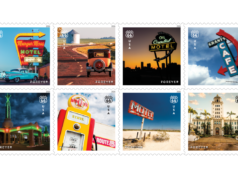 O USPS lançará os novos selos em maio de 2026