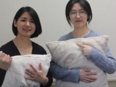 Você pode aninhar-se neste travesseiro inteligente para transmitir música e evitar a destruição do seu telefone.