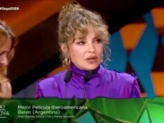 Comentário satírico de Manuel Adorni sobre o discurso de Dolores Fonzi no show El Intransigente do Prêmio Goya