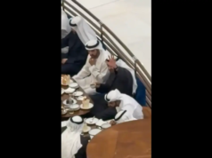 Em meio à crise no Oriente Médio, o presidente dos Emirados Árabes Unidos e o príncipe herdeiro de Dubai visitam o Dubai Mall