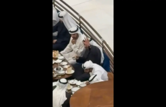 Em meio à crise no Oriente Médio, o presidente dos Emirados Árabes Unidos e o príncipe herdeiro de Dubai visitam o Dubai Mall