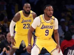 Lakers LeBron James, Brony James Mais história da NBA vs Nets
