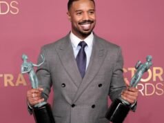 Veja Michael B. Jordan ganhar o prêmio de ator surpresa por “Sinners”.
