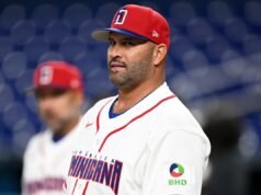 Albert Pujols reage ao último chamado de greve na derrota da República Dominicana no WBC para os EUA