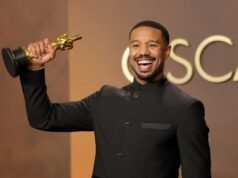 Veja Michael B. Jordan ganhar o prêmio de Melhor Ator no Oscar de 2026 por “Sinners”.